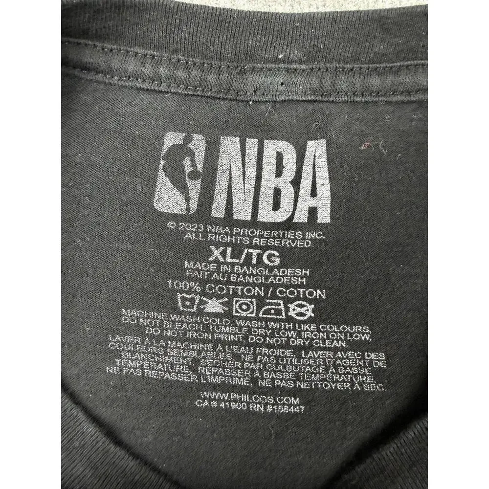 Toronto‎ Raptors NBA T-Shirt Men's XL Black Cotton